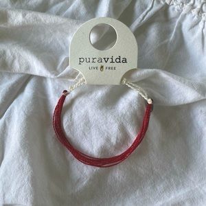 Pura Vida Red Cord Bracelet